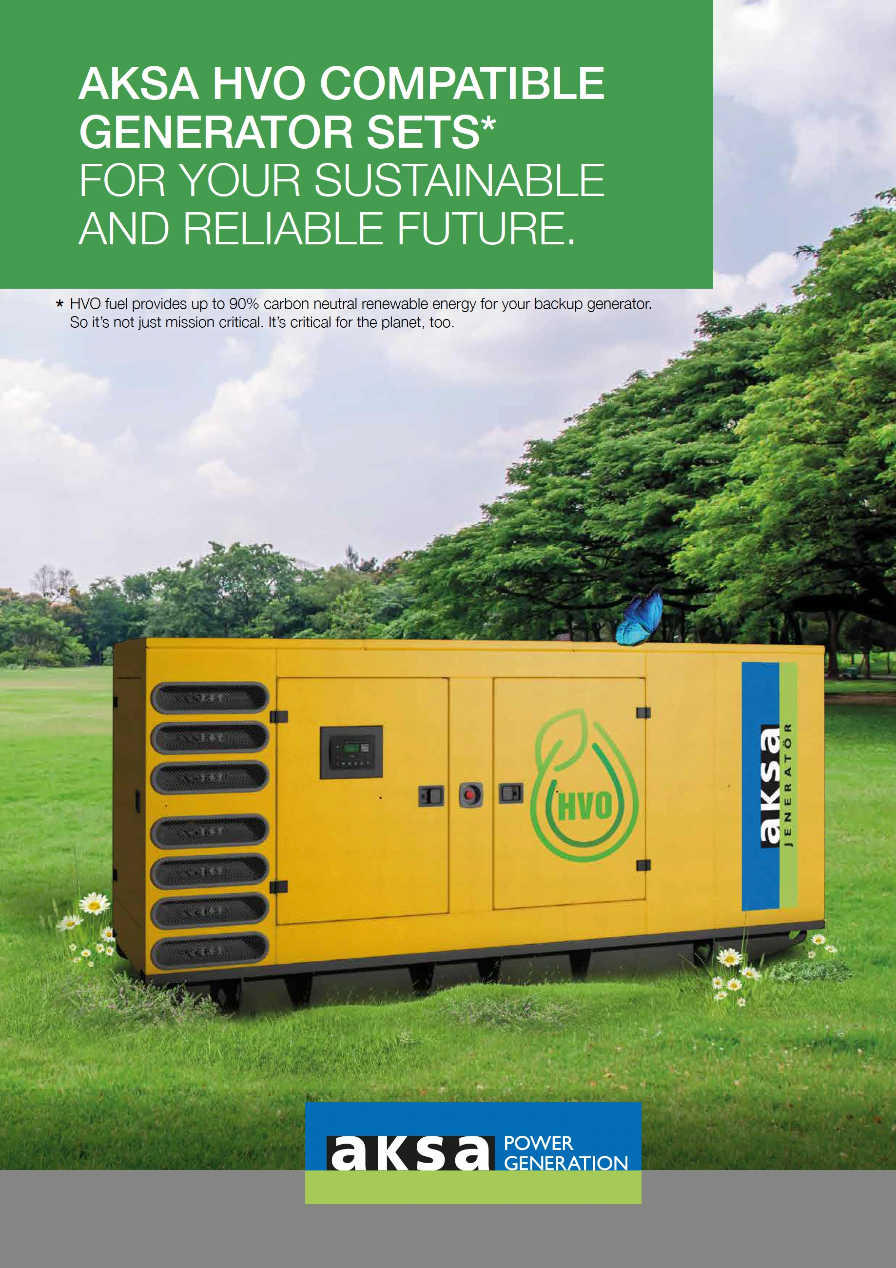 HVO Uyumlu Jeneratörler